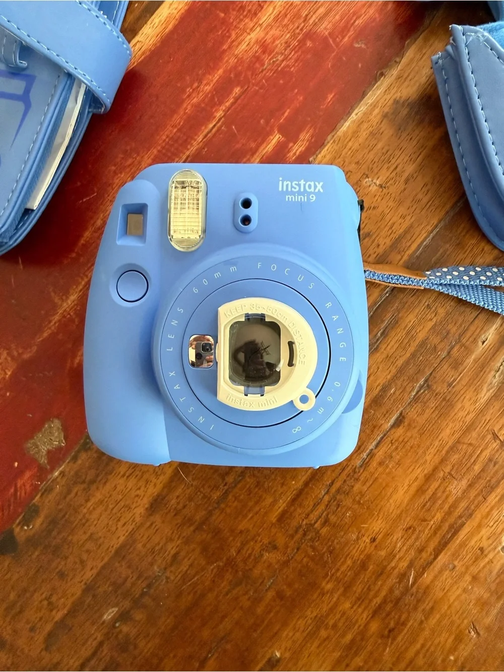 Fujifilm Instax Mini 9 Instant Camera - Blue w/ Matching Case/Strap/Photo Album